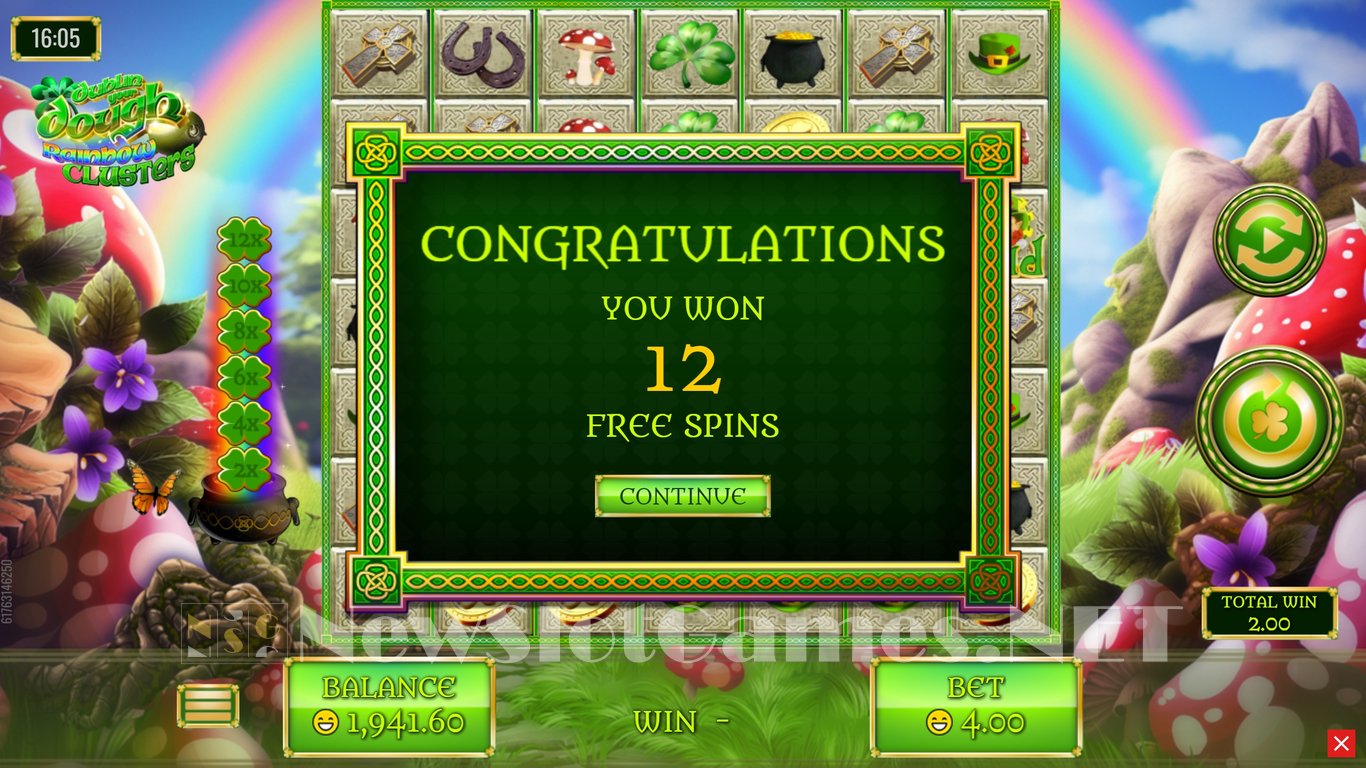 Dublin Your Dough Rainbow Clusters Slot Slot Image in Demo - pic. 8