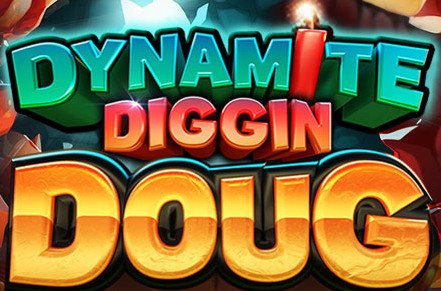 Dynamite Diggin Doug Slot Logo