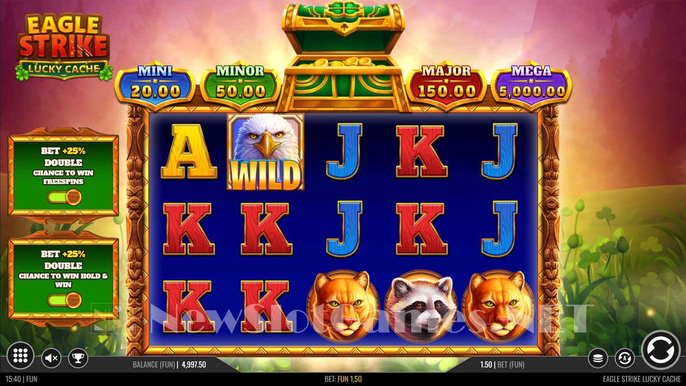Eagle Strike Lucky Cache Slot Slot Image in Demo - pic. 3