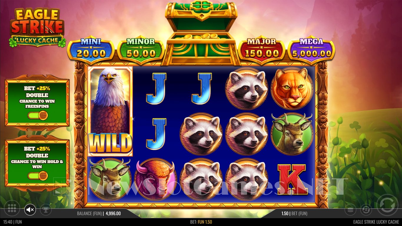 Eagle Strike Lucky Cache Slot Slot Image in Demo - pic. 4