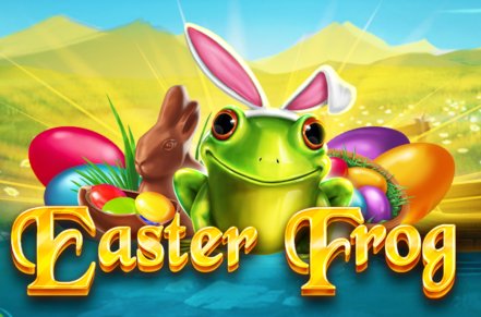 Easter Frog Slot Logo