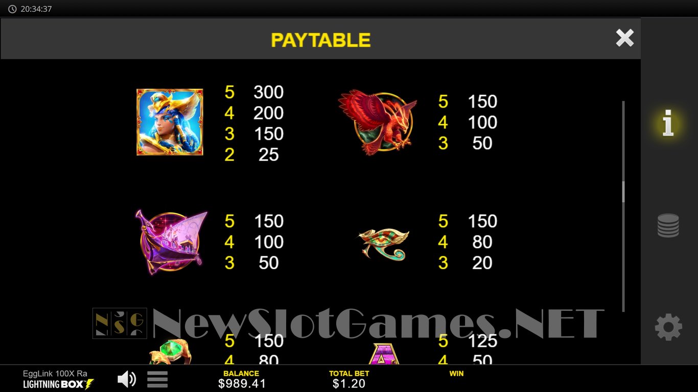 Egglink 100x Ra Slot Slot Image in Demo - pic. 10