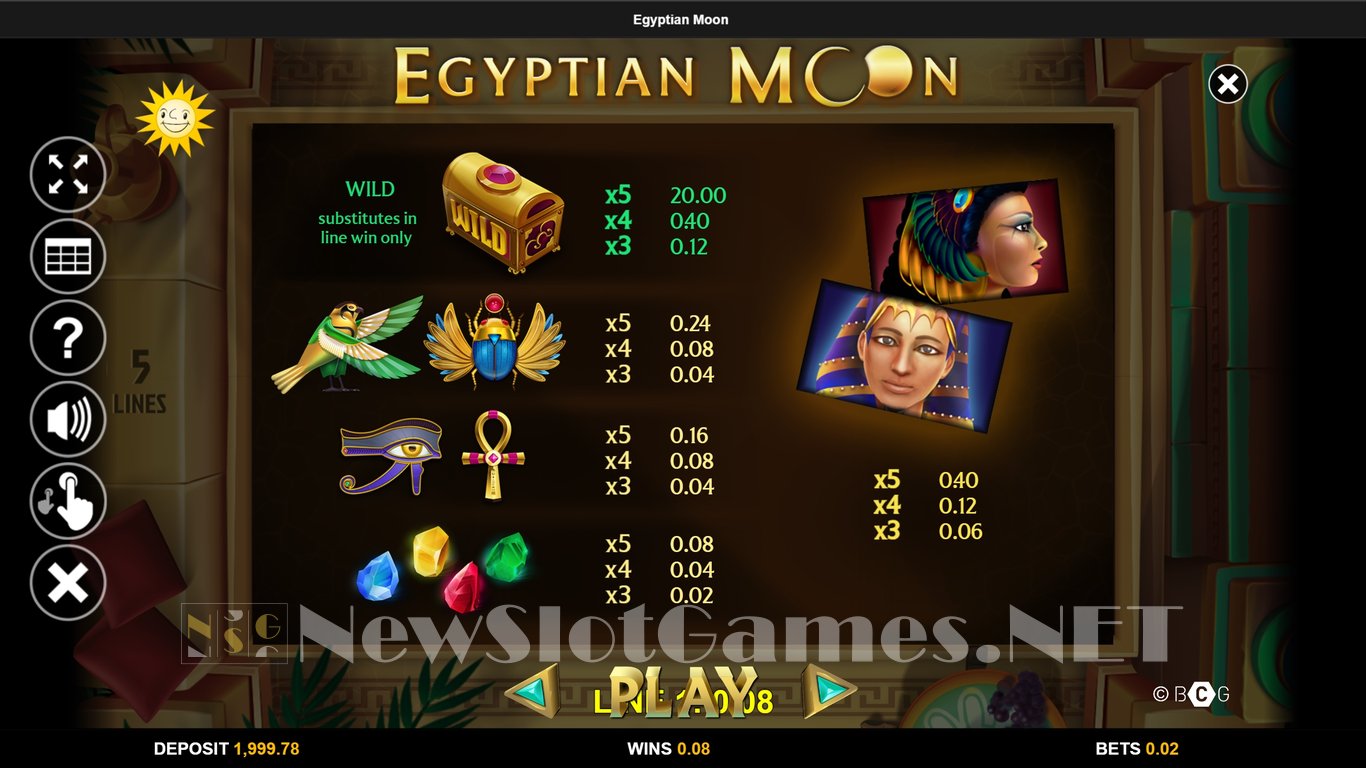 Egyptian Moon Slot Slot Image in Demo - pic. 5