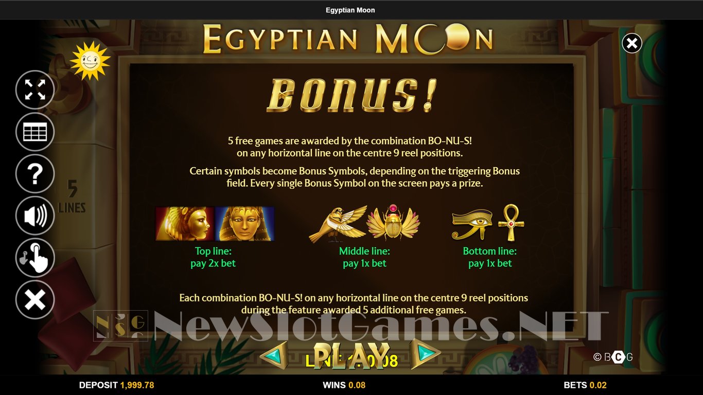 Egyptian Moon Slot Slot Image in Demo - pic. 6