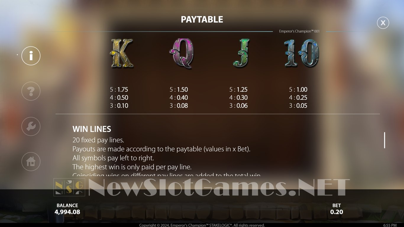 Emperors Champion Slot Slot Image in Demo - pic. 12