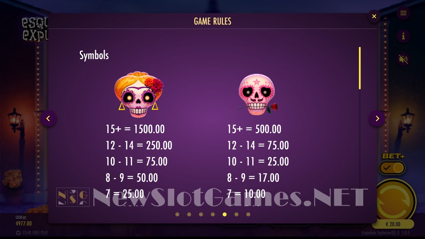 Esqueleto Explosivo 3 Slot Review & Demo by Thunderkick - Play Free Online