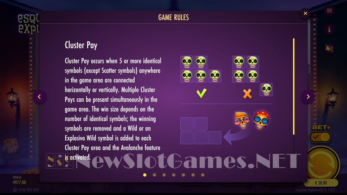 esqueleto explosivo bonus