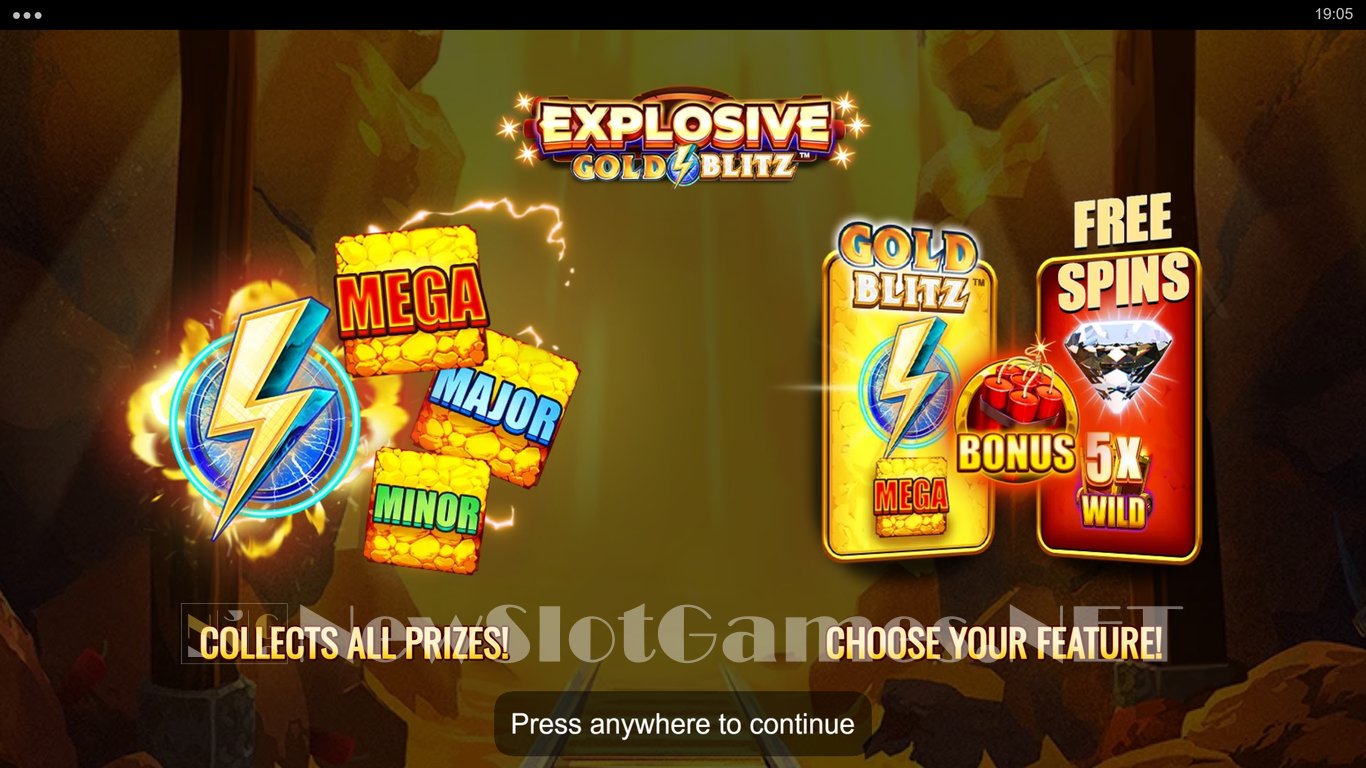 Explosive Gold Blitz Slot Demo Image