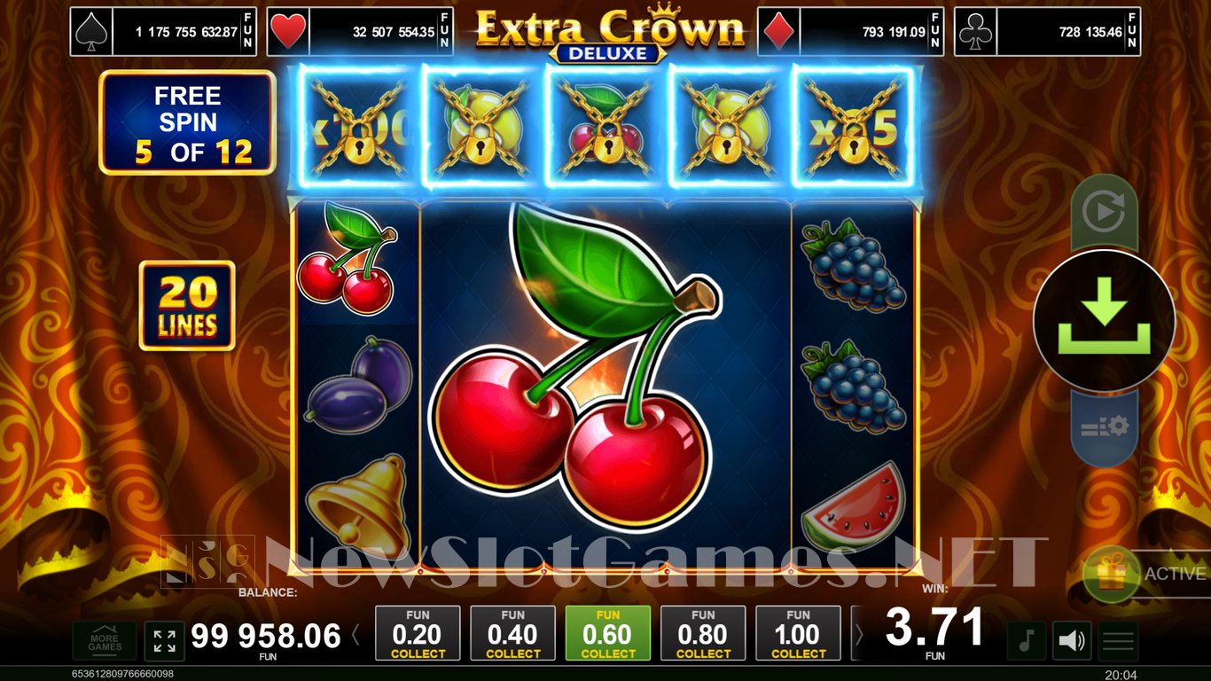 Extra Crown Deluxe Slot Slot Image in Demo - pic. 12