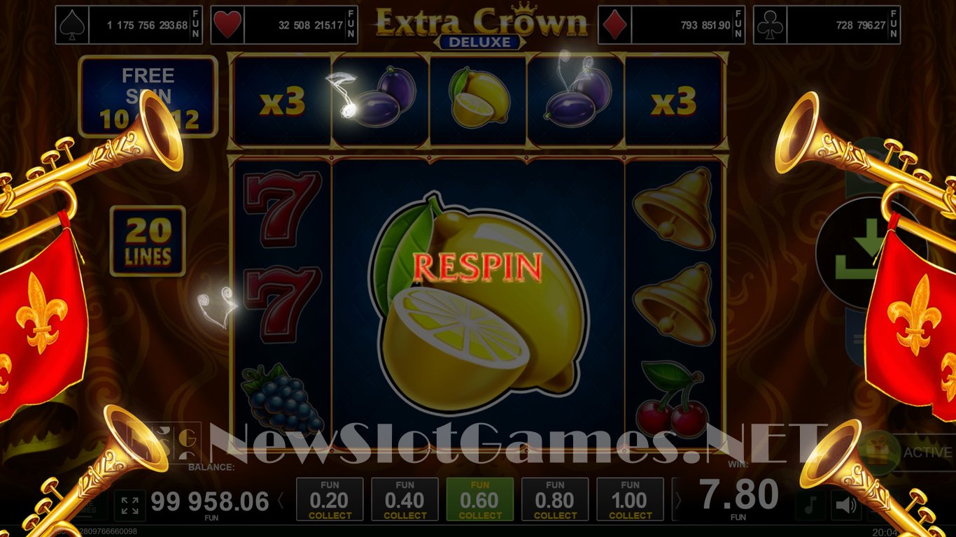 Extra Crown Deluxe Slot Slot Image in Demo - pic. 13
