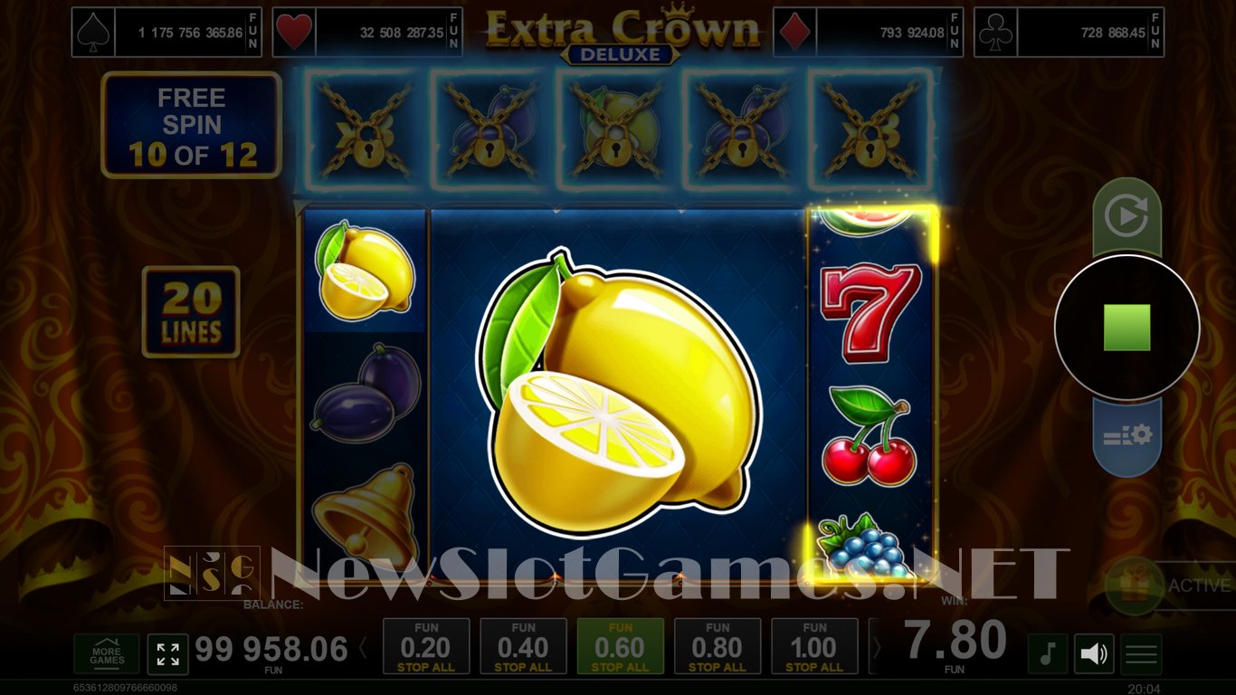 Extra Crown Deluxe Slot Slot Image in Demo - pic. 14