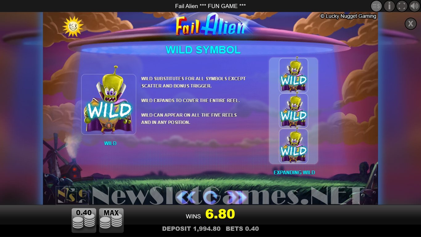 Fail Alien Slot Slot Image in Demo - pic. 9