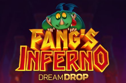 Fangs Inferno Dream Drop Slot Logo