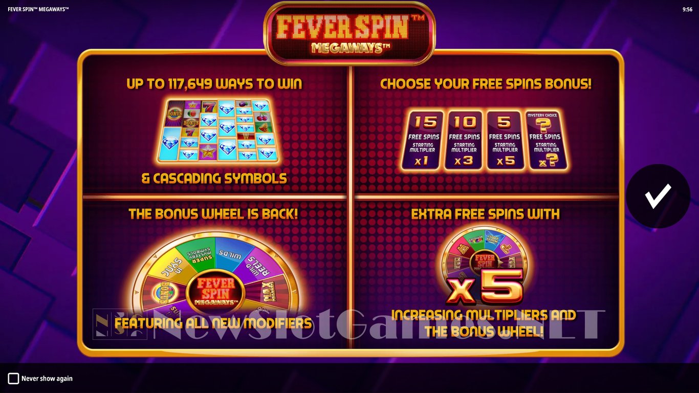 Fever Spin Megaways Slot Demo Image