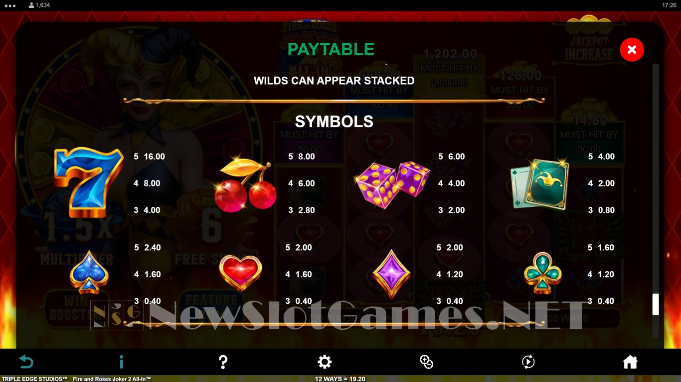Fire and Roses Joker 2 All-In Slot Slot Image in Demo - pic. 14