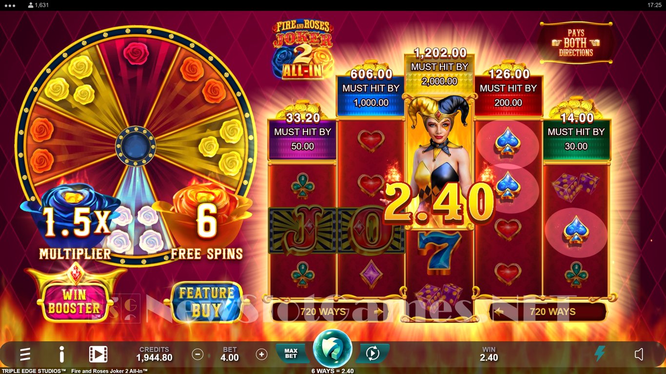 Fire and Roses Joker 2 All-In Slot Slot Image in Demo - pic. 7
