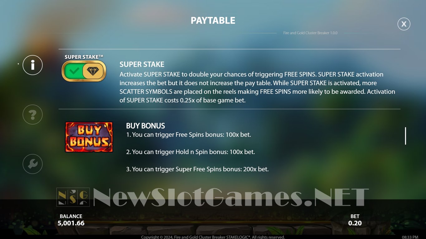Fire and Gold Cluster Breaker Slot Slot Image in Demo - pic. 14