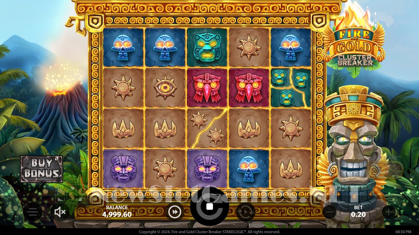Fire and Gold Cluster Breaker Slot Slot Image in Demo - pic. 2