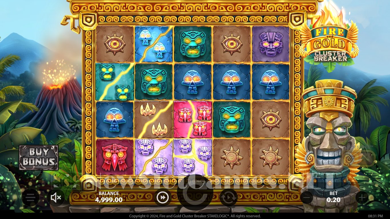 Fire and Gold Cluster Breaker Slot Slot Image in Demo - pic. 3