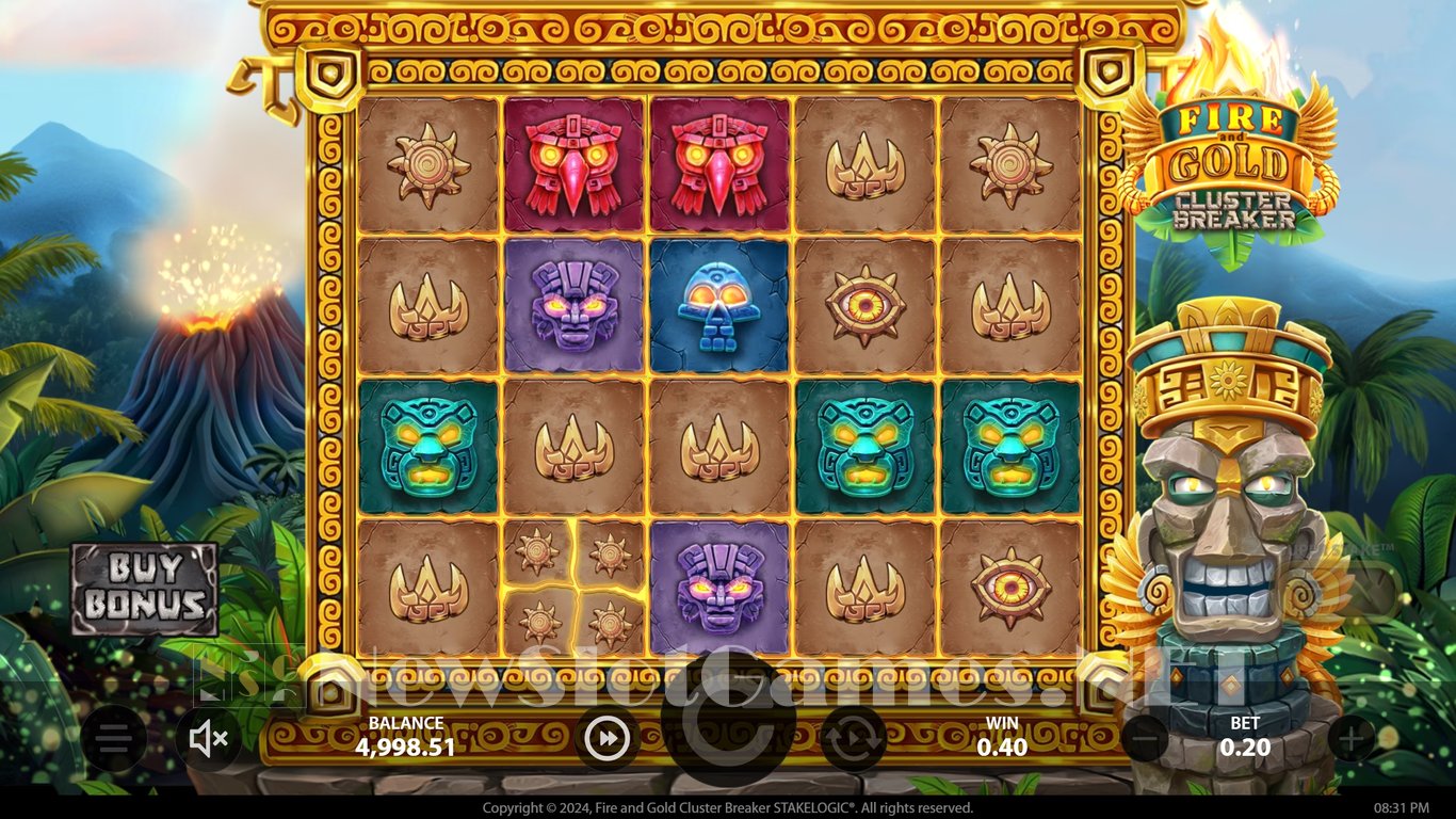Fire and Gold Cluster Breaker Slot Slot Image in Demo - pic. 4