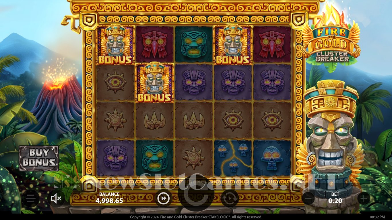 Fire and Gold Cluster Breaker Slot Slot Image in Demo - pic. 7