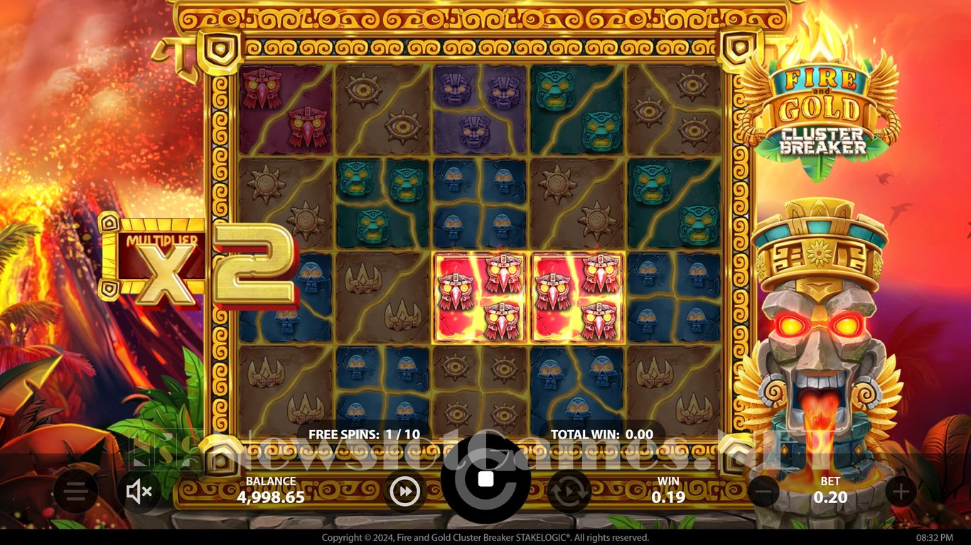 Fire and Gold Cluster Breaker Slot Slot Image in Demo - pic. 9