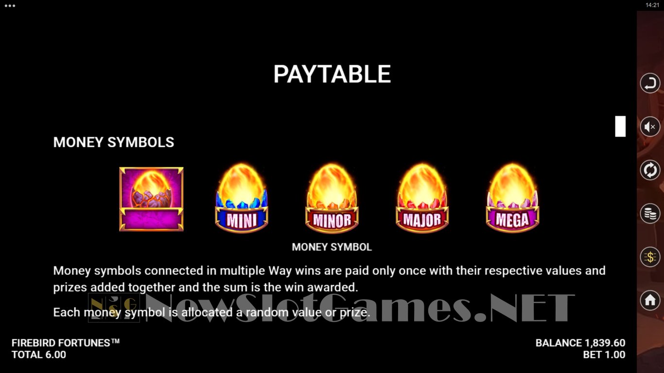 Firebird Fortunes Slot Slot Image in Demo - pic. 12