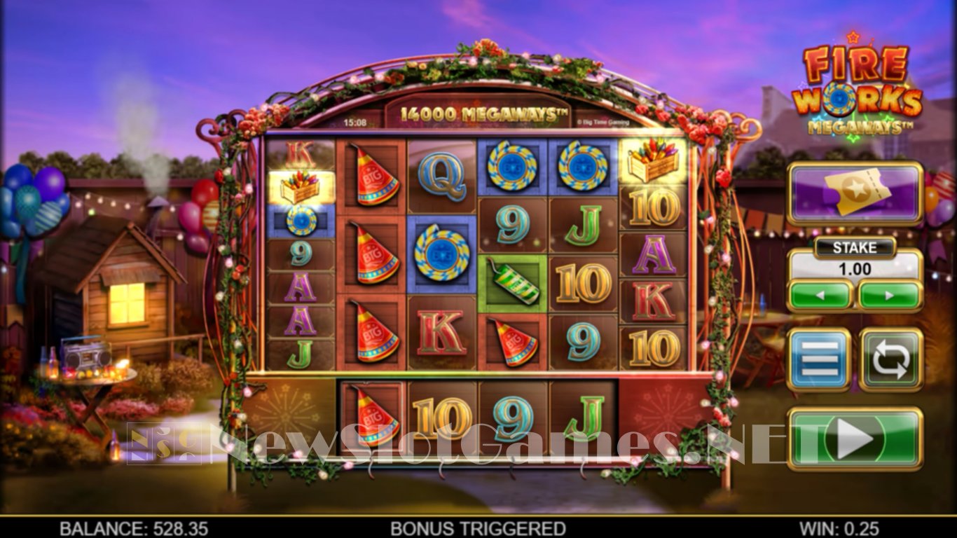 Fireworks Megaways Slot Demo Image