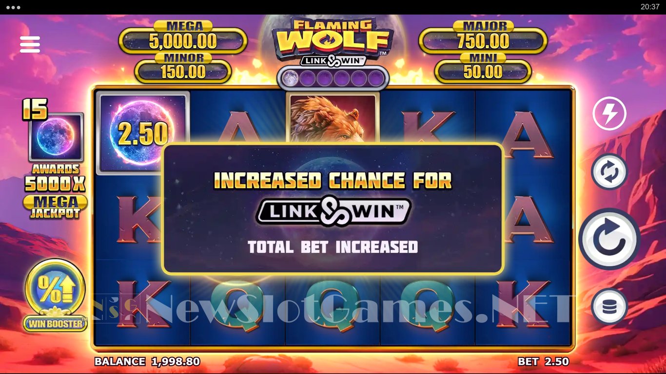 Flaming Wolf Link & Win Slot Slot Image in Demo - pic. 7