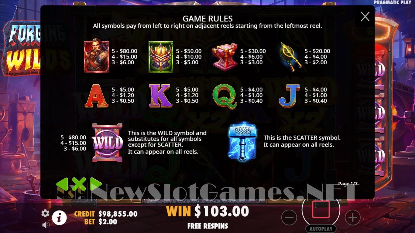 Forging Wilds Slot Slot Image in Demo - pic. 10