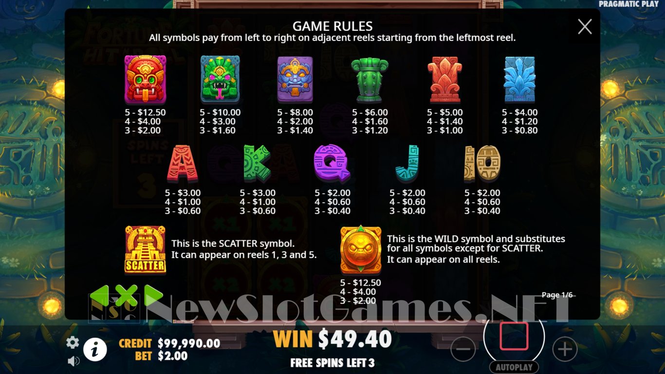 Fortune Hit n Roll Slot Slot Image in Demo - pic. 8