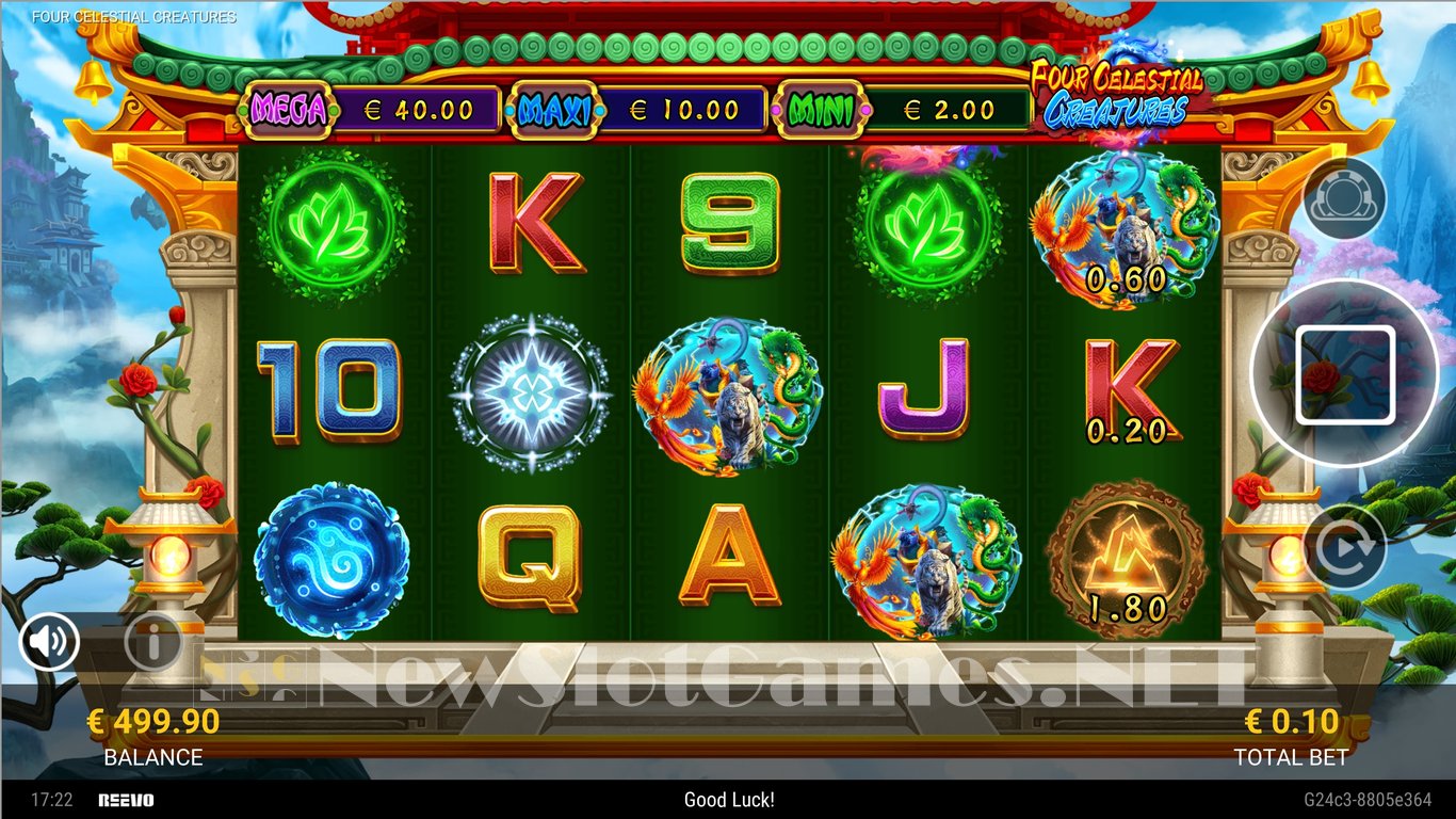 Four Celestial Creatures Slot Slot Image in Demo - pic. 2
