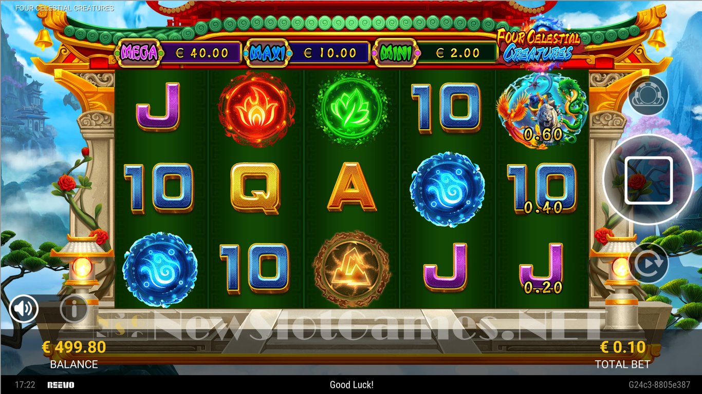 Four Celestial Creatures Slot Slot Image in Demo - pic. 3