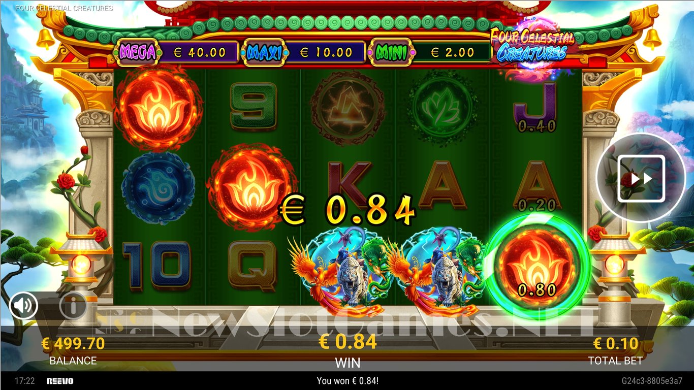 Four Celestial Creatures Slot Slot Image in Demo - pic. 4