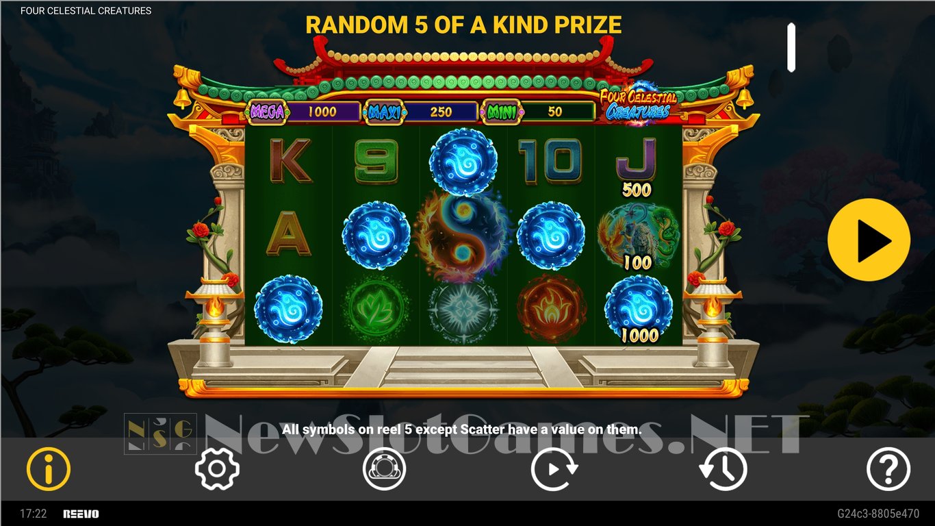 Four Celestial Creatures Slot Slot Image in Demo - pic. 7