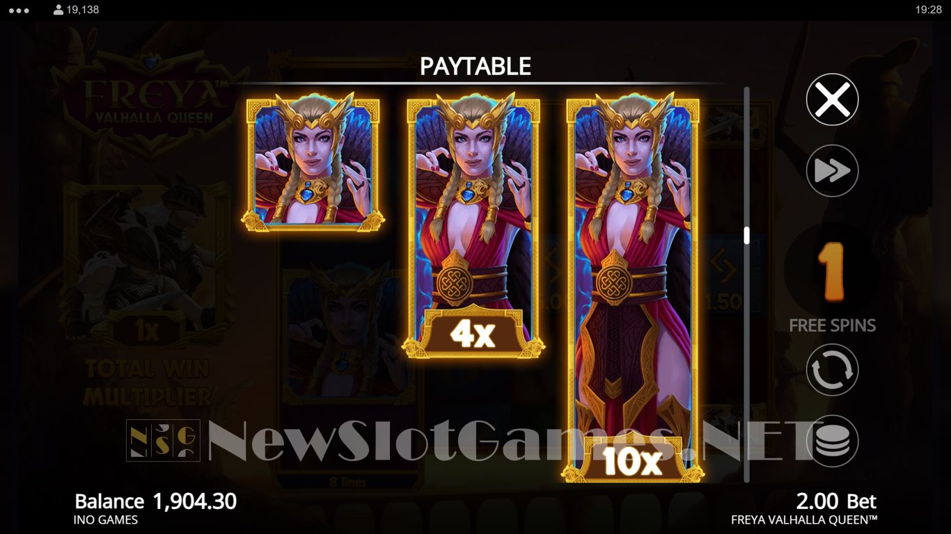 Freya Valhalla Queen Slot Slot Image in Demo - pic. 9