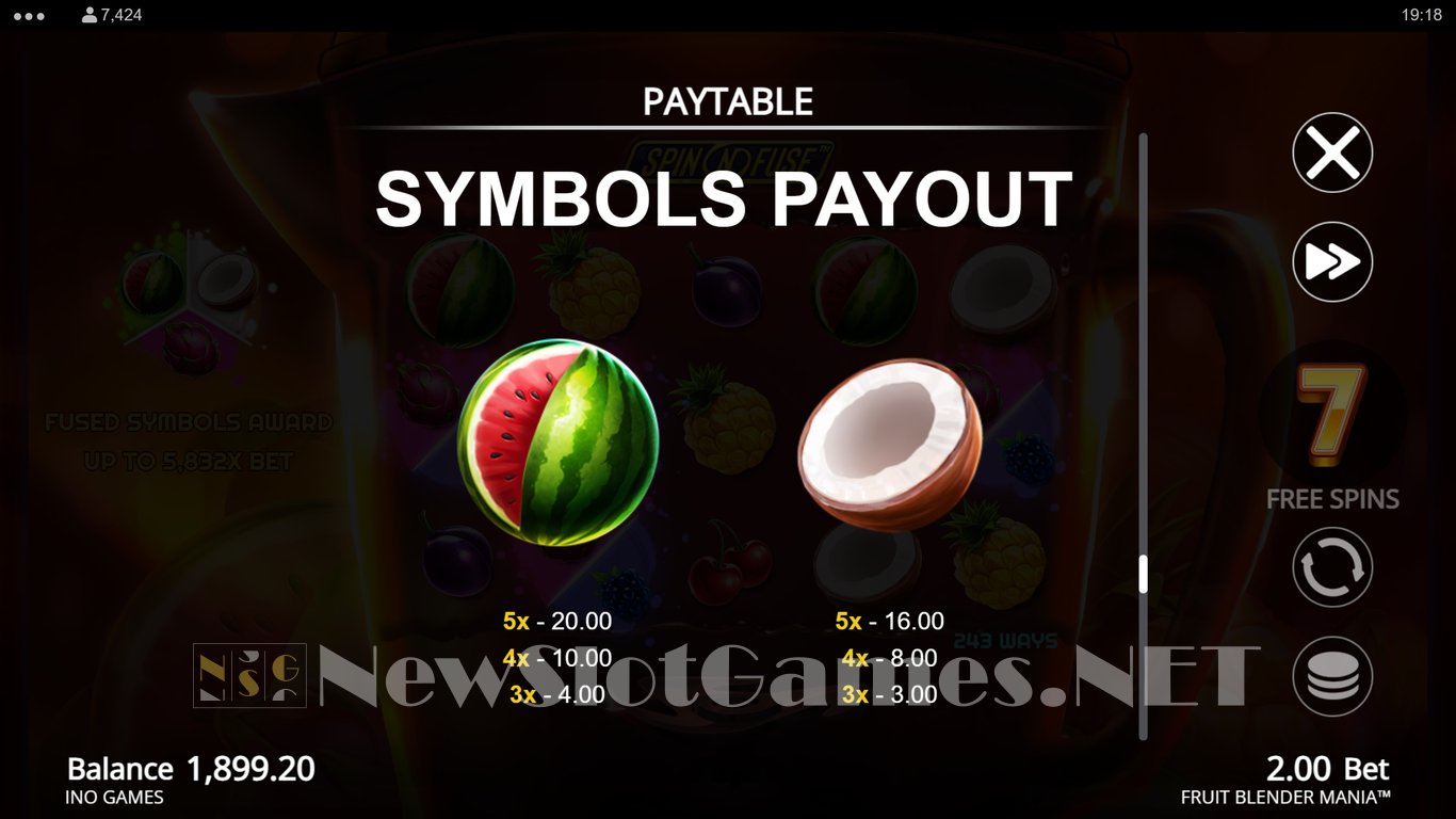 Fruit Blender Mania Slot Slot Image in Demo - pic. 15