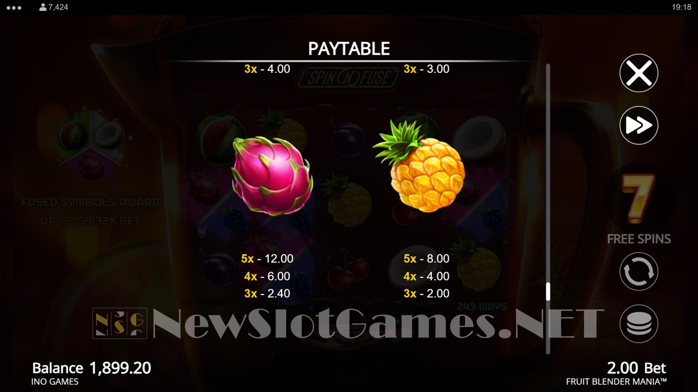 Fruit Blender Mania Slot Slot Image in Demo - pic. 16