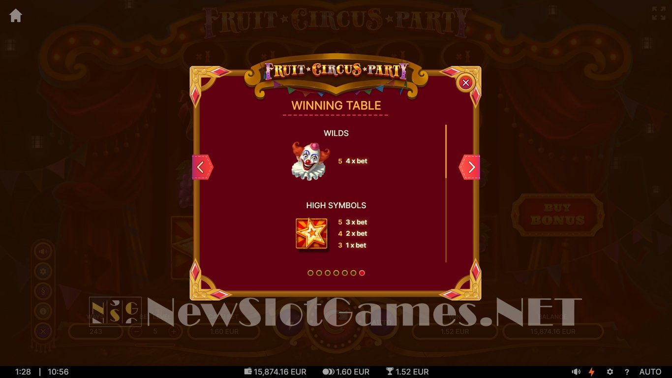 Fruit Circus Party Slot Slot Image in Demo - pic. 9