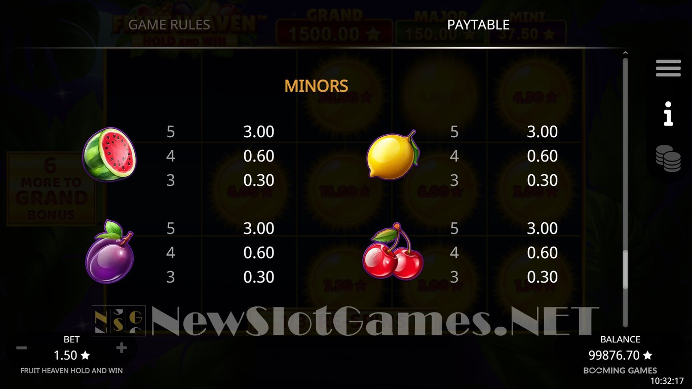 Fruit Heaven Hold and Win Slot Slot Image in Demo - pic. 12