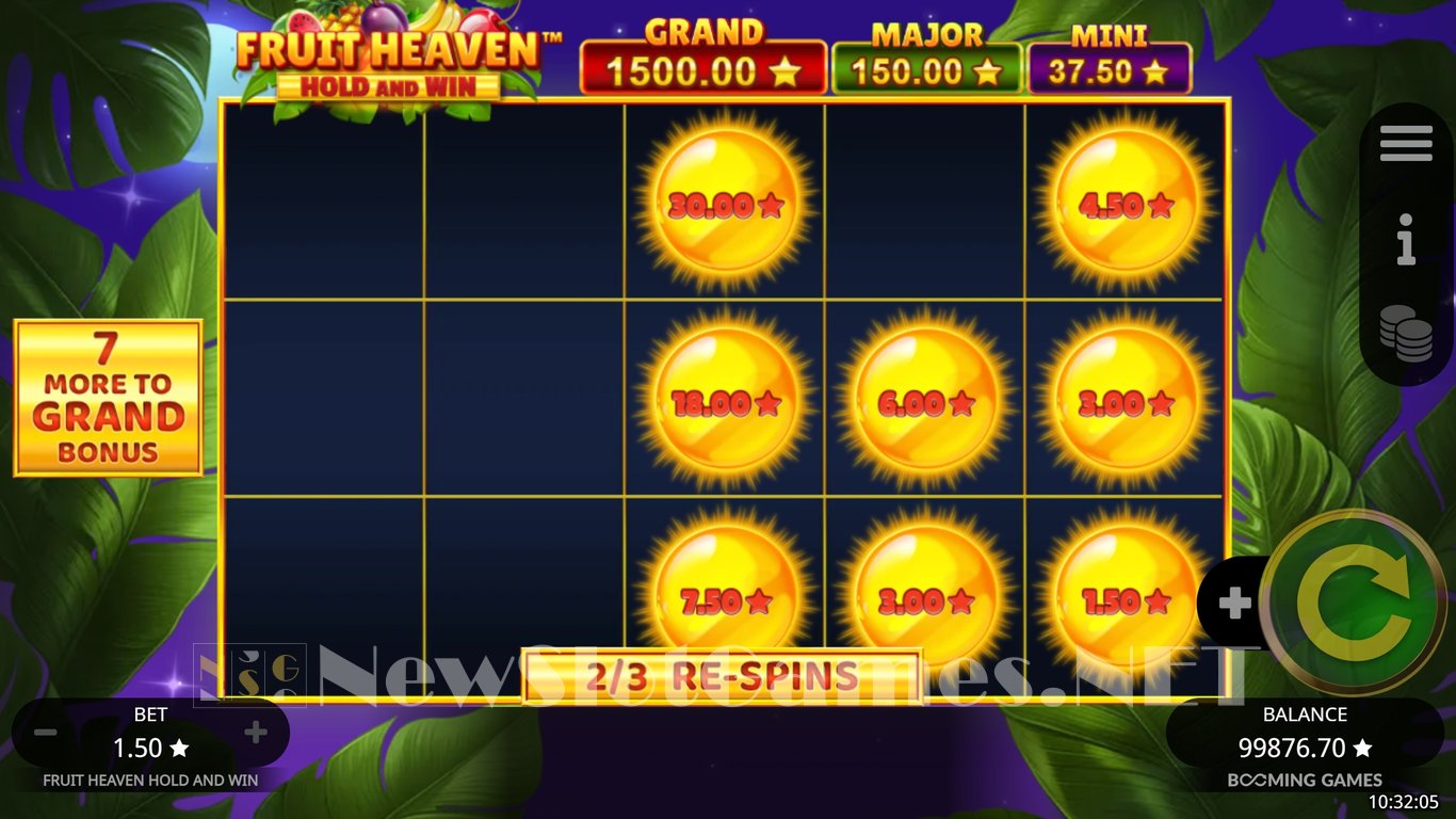Fruit Heaven Hold and Win Slot Slot Image in Demo - pic. 9