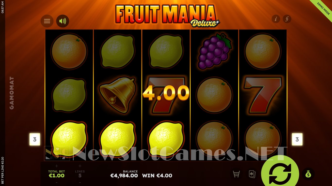 Fruit Mania Deluxe Slot Slot Image in Demo - pic. 4