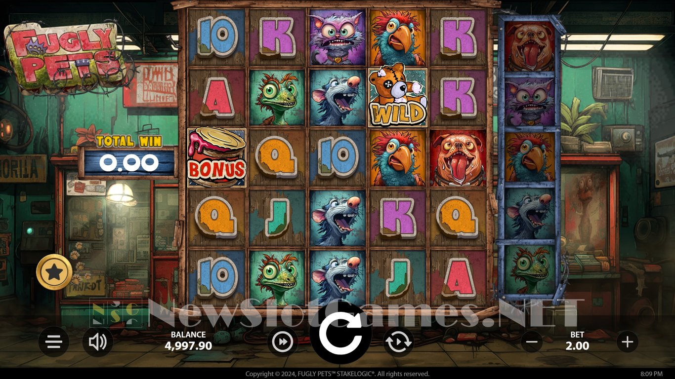 Fugly Pets Slot Demo Image
