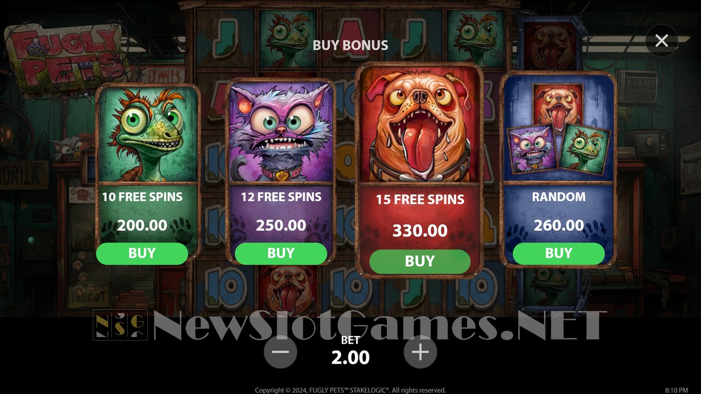 Fugly Pets Slot Slot Image in Demo - pic. 5