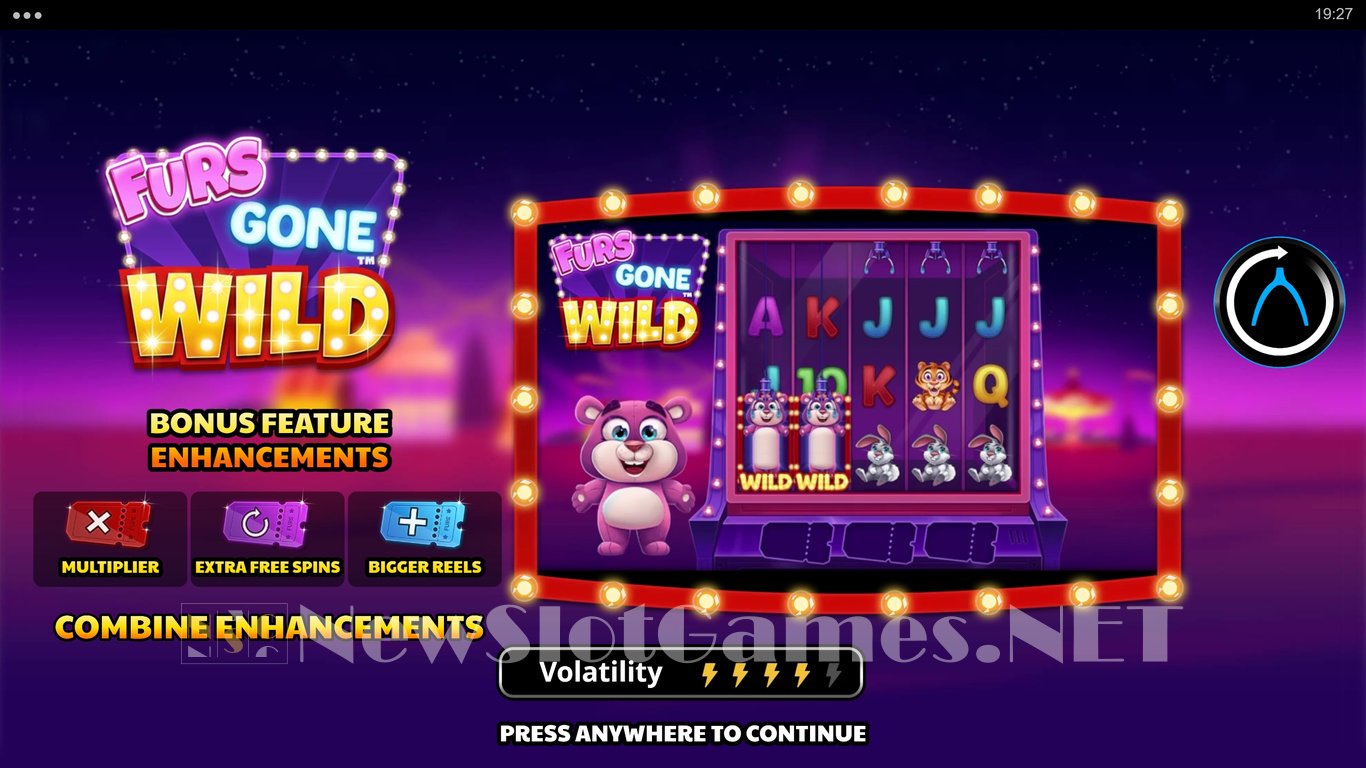 Furs Gone Wild Slot Demo Image