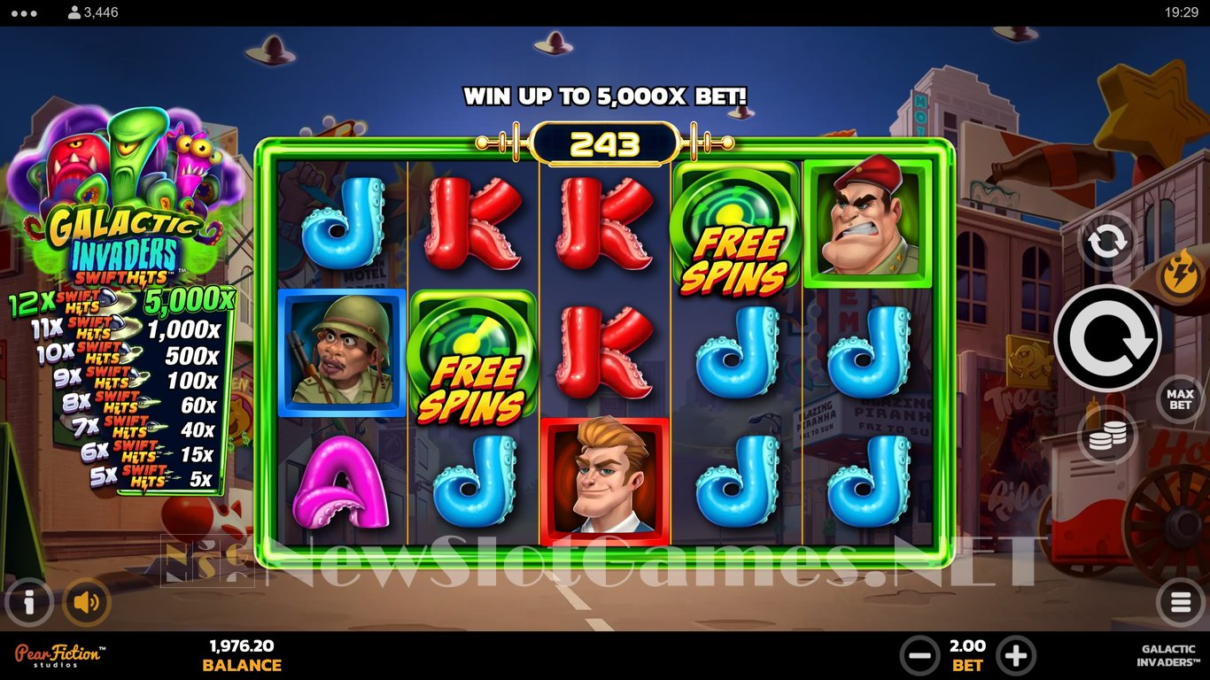 Galactic Invaders Slot Slot Image in Demo - pic. 2