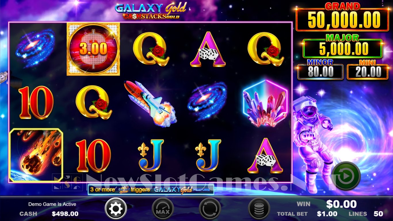 Galaxy Gold CashStacks Gold Slot Slot Image in Demo - pic. 2