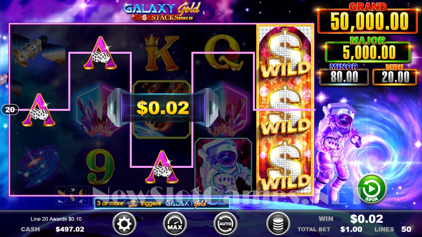 Galaxy Gold CashStacks Gold Slot Slot Image in Demo - pic. 3