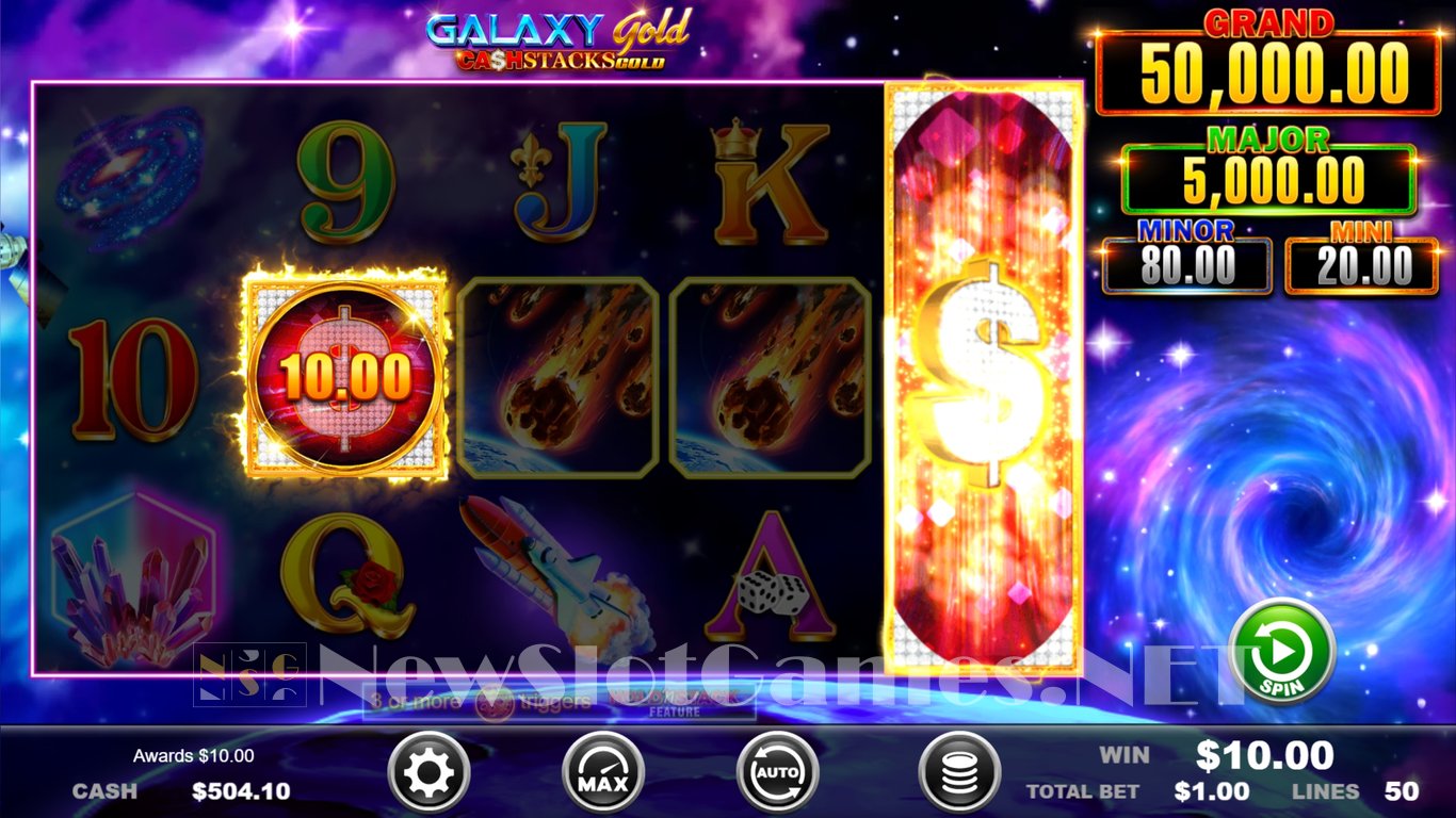 Galaxy Gold CashStacks Gold Slot Slot Image in Demo - pic. 4