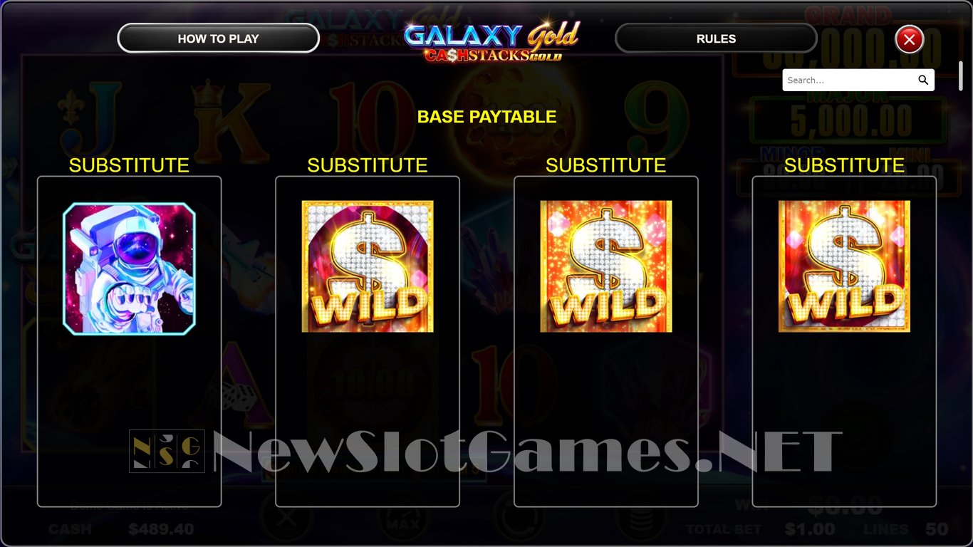 Galaxy Gold CashStacks Gold Slot Slot Image in Demo - pic. 5
